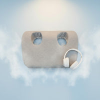 Ear Support Pillow Breathable Opening Design Ear Cutout Cushion Noise Reducing for Sleeping, Rest