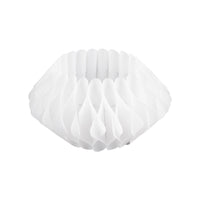 Swirl Lampshade, Japanese Style PP Ceiling Lamp Cover, Creative Line Design, White, D35