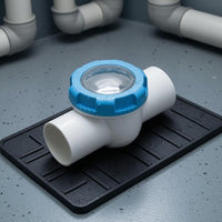 Blue Outer Band 2-Inch Check Valve Backflow Protection Transparent Check Valve Good Sealing Long-Lasting for Water Treatment