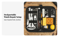 Watch Repair Tool Kit with Carrying Case | Complete, Professional, Watch Repair Kit, for Home