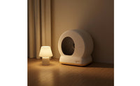 Enclosed Self-Cleaning Cat Litter Box Washable Automatic Cat Litter Box Hygienic Sealed for Cats, Indoor, Apartments
