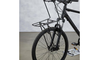 High Load Capacity Two-Wheeler Front Cargo Rack Heavy Duty Mountain Bike Front Rack Easy Installation for Commuters, Bikepacking, Commuting