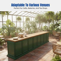 Vintage Bar Counter, Reception Desk for Coffee Shop, Restaurant, Bakery, Milk Tea Shop, Modern Minimalist Commercial Furniture