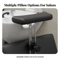Replacement Shampoo Bowl Headrest Anatomically Designed Support Shampoo Chair Headrest Waterproof Hair Washing Station Neck Pillow for Barbers