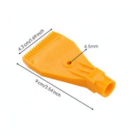 Long-Lasting ABS Plastic Duckbill Air Nozzle High Force Airflow Flat Jet Blower Nozzle Easy Installation for Product Cooling