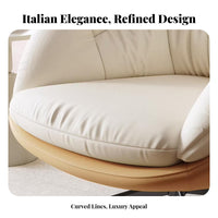revolving Barrel Chair Light Luxury styling revolving Tub Chair Comfortable Seating Ergonomic Design for Women, home dwellers