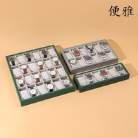 现货30位大容量柜台手表展示看货收纳盘手表直播摆摊陈列道具托盘
