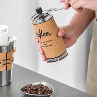 Business Gift Set Travel Camping Pour-Over Coffee Set with Hand Grinder