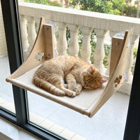Cat Window Perch and Clear Capsule, Transparent Hammock with Strong Suction Cup Mounting, Hanging Sill Bed for Indoor Kittens and Large Pets