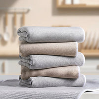 Textured Pattern Microfibre Cloth, 30x40cm Car Drying Towel for Glass and Furniture, High Absorbency Microfibre Cloth for Household
