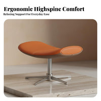 Highrear Rotating Armchair Italian Minimalist Design Lounge Chair Modern & Look Ergonomic Comfort for Balcony, Perusing Alcove