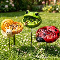 Animal Bee Water Feeder Resin Craft Garden Decoration