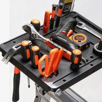 Ladder Platform Anti-Slip Ladder Step Attachment Metal Textured for Diyers, Home Repairs, Painting