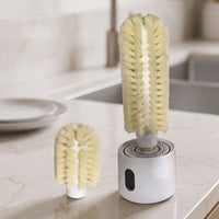 Handheld Electric Cup Brush Rechargeable Electric Bottle Brush Wireless Compact for Dorm Room, Office
