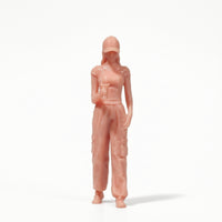 Detailed Miniature Standing Figure Collectible Female Figure Model Casual Female Figurine Compact for Collectors
