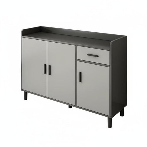 Dining Room Storage Cabinet with Drawers Multifunctional Buffet Cabinet Sturdy Construction Sideboard Adjustable Shelves Removable Divider Suitable for Homeowners Entryway