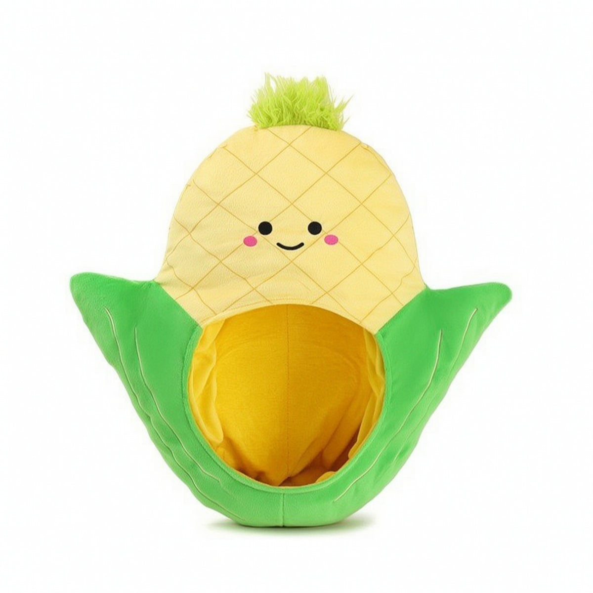 Fuzzy Corn on the Cob Hat Novelty Humorous Corn Hat Oversized Headwear for Kids, Stage Performances