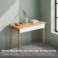 Vanity Desk with Drawers Nordic Design Bedroom Furniture Space-Saving for Adults