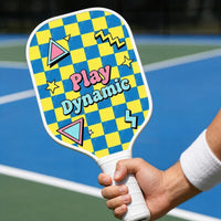 2 Pieces Fiberglass Pickleball Set with Bag Cushioned Pickleball Set Lightweight Sports Equipment Non-Slip for Beginners, Adults, Families, Outdoor, Backyard, Park