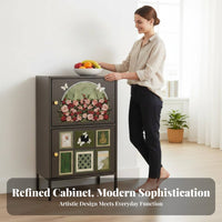 Multi-Tier baker's Rack utilitarian aesthetic Sideboard complimentarystanding Large Capacity for Apartment Dwellers