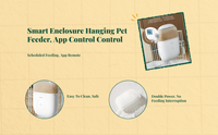 Automatic timed feeder for pets