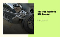 Motorcycle Motion 350 Adjustable Steel Light Mount Bracket