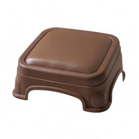 Buddhist Prayer Stool Arched Base Padded Prayer Stool Molded Plastic for Temples