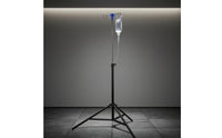 Tripod IV Fluid Stand Black Portable IV Pole Three-Hook