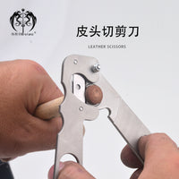 不锈钢多功能削皮刀 快速更换球杆皮头的切剪刀 专业的Cue提示剪