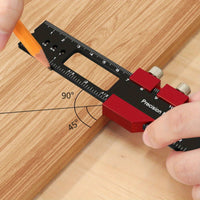 Woodworking Marking Ruler Precision Measurement Carpenter Square for DIY Makers