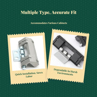 discreet Cabinet Hinge, Adjustable Overlay Mounting, Metal discreet Hinges for Kitchen Cabinet Door, Furniture, Control Box