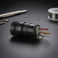Dynamic Audio Transducer Capsule Unidirectional Dynamic Audio Transducer Cardioid Mic Capsule with Connection Wire Wires for Audio Technicians