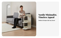 Slim Rolling Storage Trolley Space-Saving Slim Rolling Storage Trolley