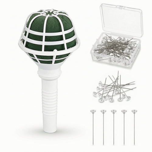 Bouquet Holder with Pins DIY Bridal Bouquet Holder Compact for Craft Projects