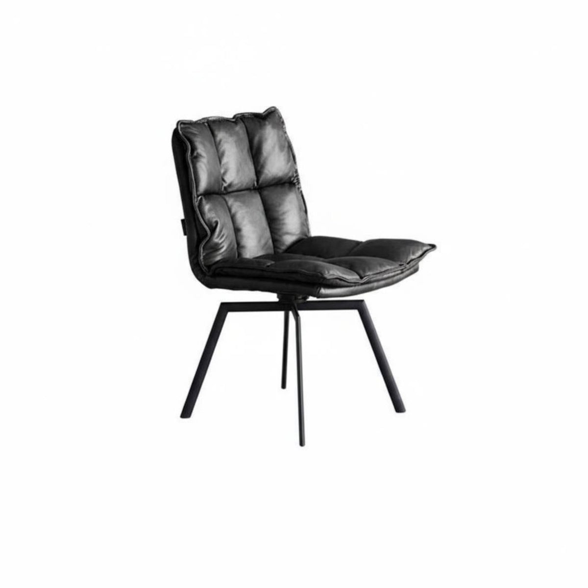 revolving Dining Chair Italian design Upholstered Seat Designer Piece Retro Look for book niche niche