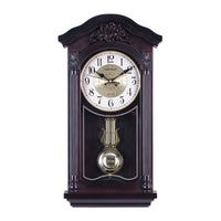Wall Clock with Pendulum Ornate Pendulum Wall Clock Retro for Study
