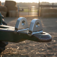 Heavy Duty Weld-on Shackle Mount Universal Application Bumper Tow Hook Mount Towing Bracket for Rugged-Terrain-Roaders, Fabricators