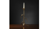 Taper Candle Holder Vintage Brass Candle Holder Tabletop for Candlelit Dinners