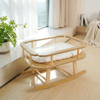 Cat Hammock and Wooden Bed with Rectangular Frame, Bolt-Together Wood Swing, Customizable Resting Place for Large Indoor Cats and Small Pets