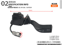 Opel Turn Signal Switch for Headlights and High Beams