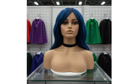 Mannequin Head with Shoulders Stable Tabletop Base Cosplay Hairpiece Mannequin Lightweight Design Hairpiece Display Head for Shop Window