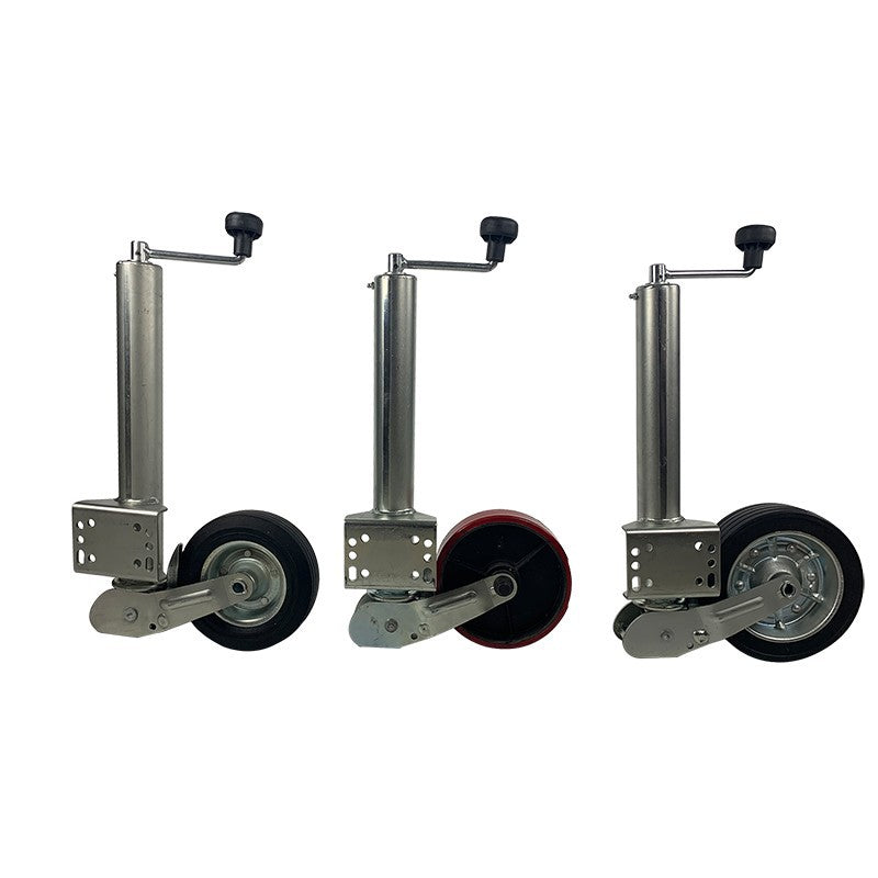 Heavy Duty Trailer Jack with 60mm Mounting and Swivel Wheel