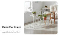 Indoor & outsidedoor Use Multi-Tier Heart-Design Planter Stand Floor-Standing Heart-Shaped Planter storage capacitySaving Plant Rack Easy Assembly for Gardeners, home dwellers, Balcony, Patio, Living Room, Entrypath