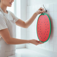 Fruit Shaped Cutting Plate Hanging Hole Slicing Block Double-Sided Novelty Food Prep Mat for Picnic, Camping, RV