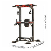 Heavy Duty Power Frame Thickened Steel Frame Pull up Station Stable Design Chin up and Station High Weight Capacity