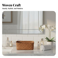 Wireframe Vanity organizer Ventilated 2-Tier Basket Shelf Minimalist Design