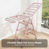 foldable X-Frame Rack Rust-withstandant foldable Accordion Stand Multi-Tier