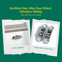 Synthetic alloy opening wheel, Sliding Door Pulley, Replacement, High load capacity, effortless sliding, noise reduction