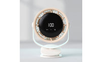 Clamp-on Fan with Digital Display Compact for Desk, Dorm Room