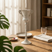 Pedestal Flowerpot Stand Decorative Iron Flowerpot Stand Indoor Outdoor